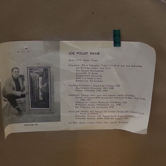 "Shells"‎ Joseph Polley Paine Listed Artist Painting 12x14.5" Framed 17x21.5" - Picture 12 of 13